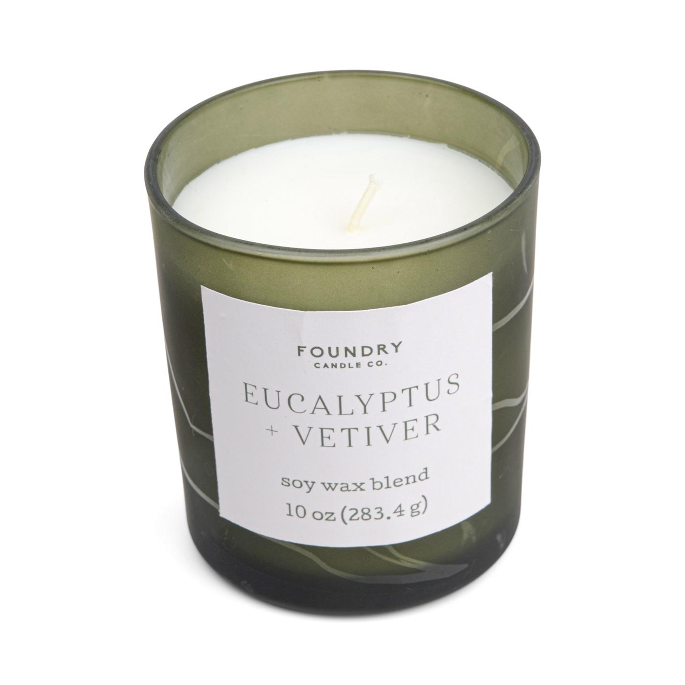 Foundry Candle Co. Eucalyptus & Vetiver Scented Soy Candle; image 3 of 3