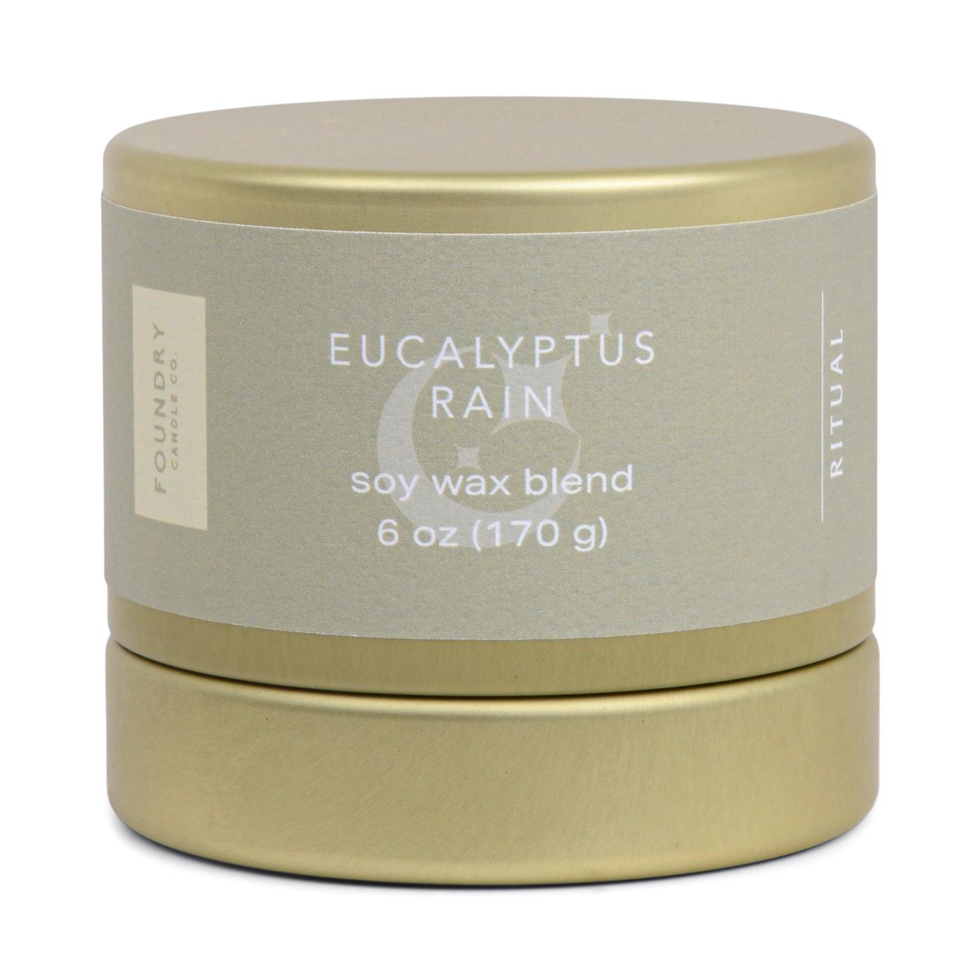 Foundry Candle Co. Eucalyptus Rain Scented Soy Candle; image 1 of 3