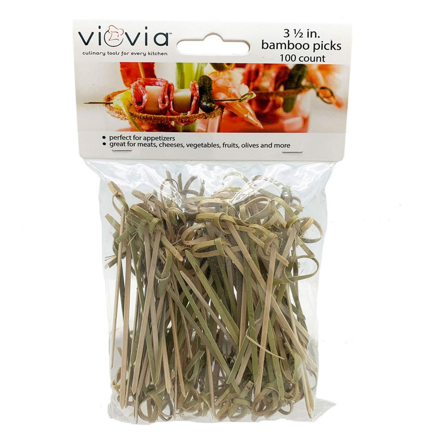 viovia Bamboo Picks, 100 ct; image 1 of 2