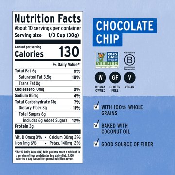 Purely Elizabeth Chocolate Chip Cookie Granola