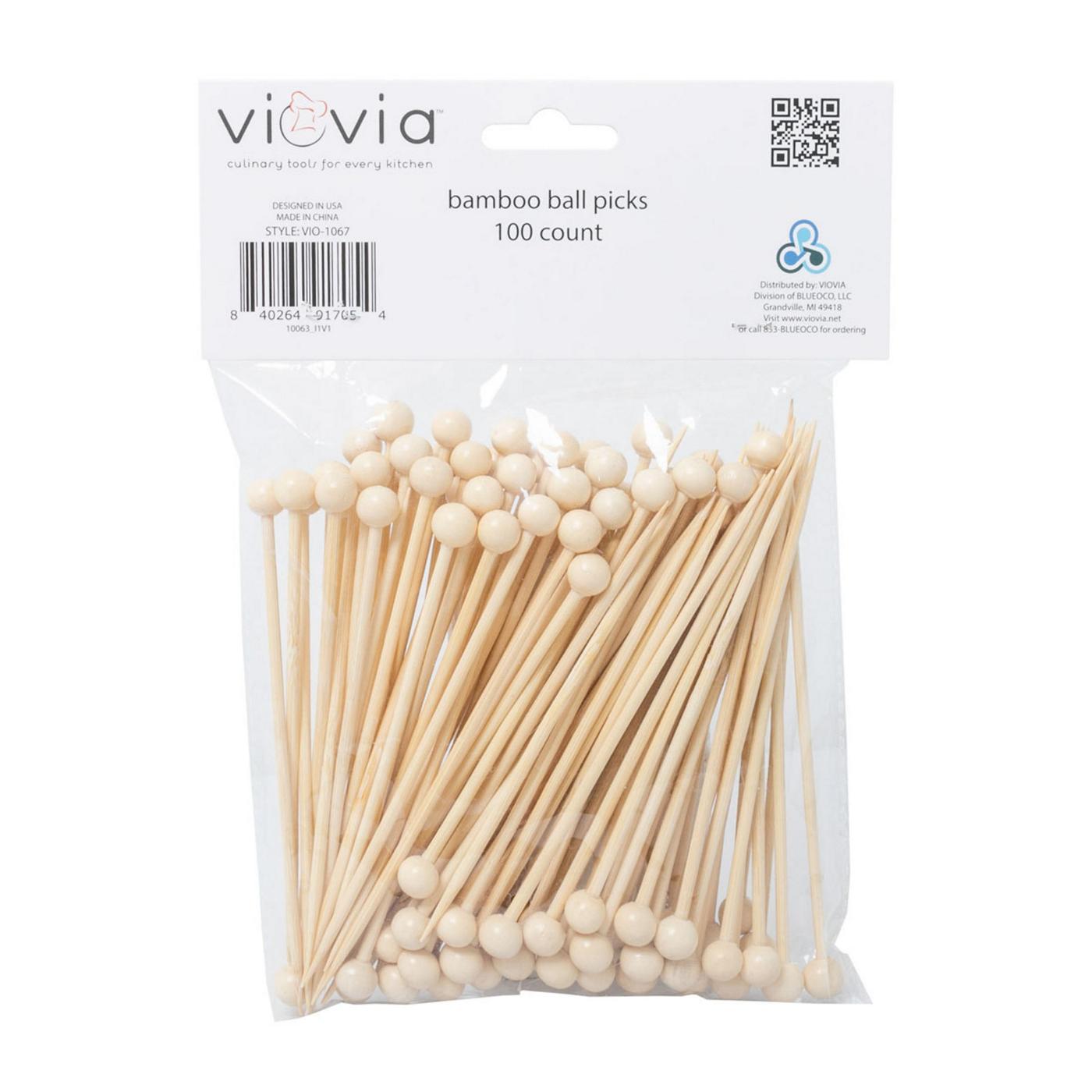 viovia Bamboo Ball Picks; image 3 of 3