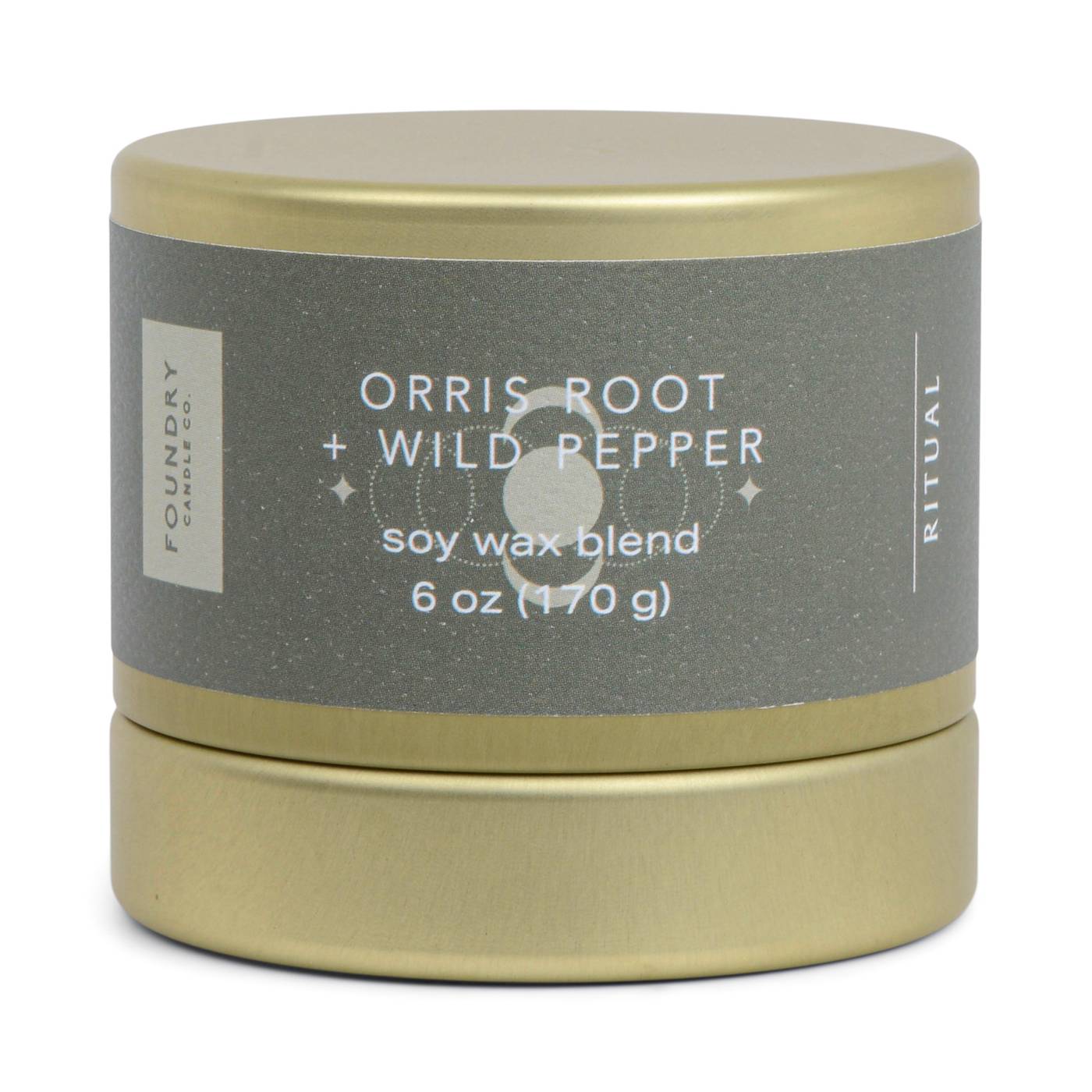 Foundry Candle Co. Orris Root & Wild Pepper Scented Soy Candle; image 1 of 2