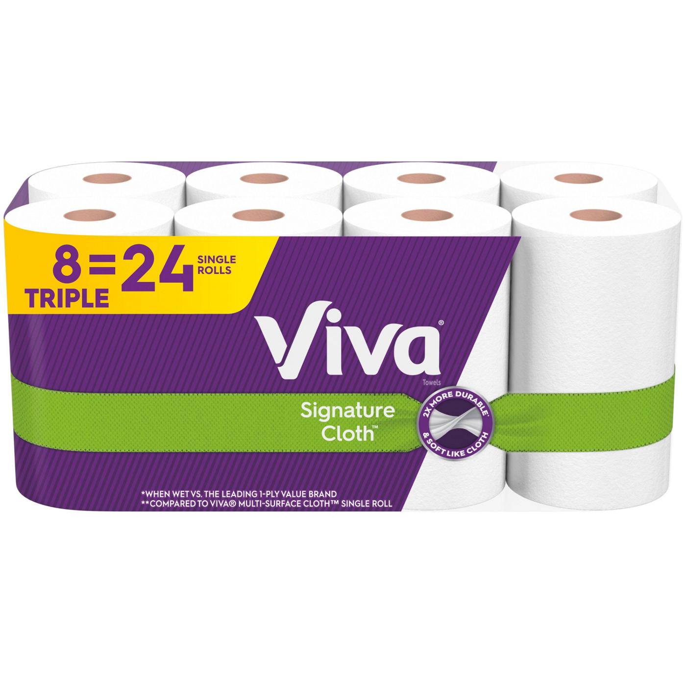 Viva Signature Cloth Triple Roll Paper Towels ; image 1 of 2