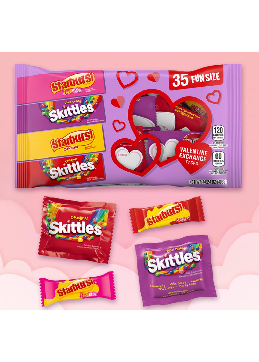 Skittles & Starburst Assorted Fun Size Valentine's Exchange Candy; image 6 of 7