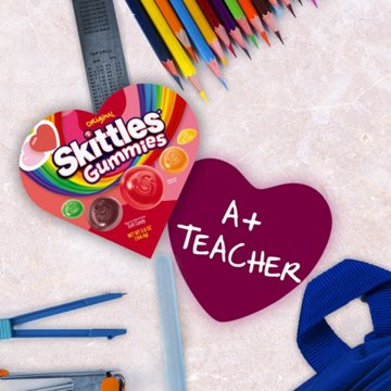 Skittles Gummies Original Valentine's Heart Gift Box