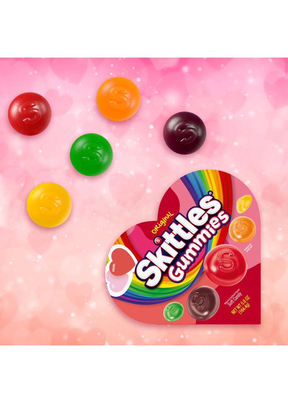 Skittles Gummies Candy Valentine's Heart Gift Box; image 6 of 7