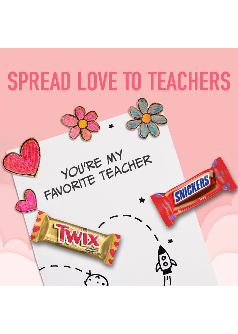 Snickers, Twix, Milky Way & 3 Musketeers Assorted Minis Valentine's Candy; image 5 of 7