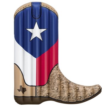 Bestway Inflatable Texas Cowboy Boot Island Float