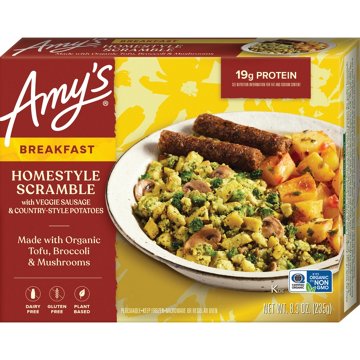 Amy's 19g Protein Veggie Sausage & Potatoes Homestyle Scramble Breakfast
