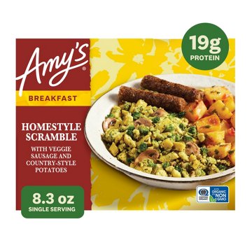 Amy's 19g Protein Veggie Sausage & Potatoes Homestyle Scramble Breakfast