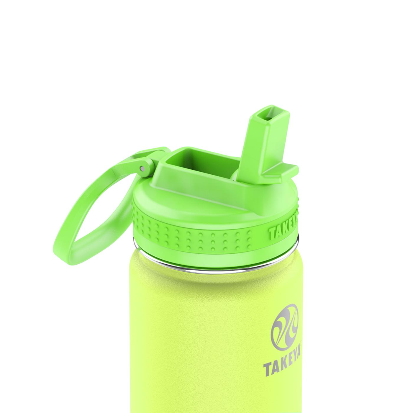 Takeya Kids Actives Glow-in-the-Dark Water Bottle - Lightning Green; image 4 of 6