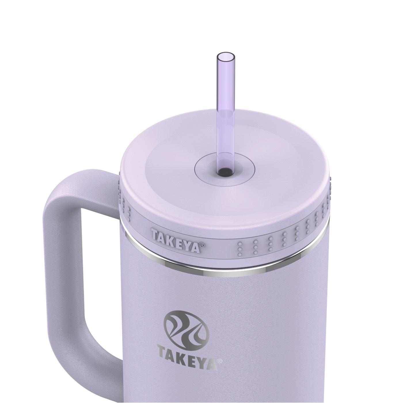 Takeya Straw Tumbler - Vivacity Purple; image 6 of 6