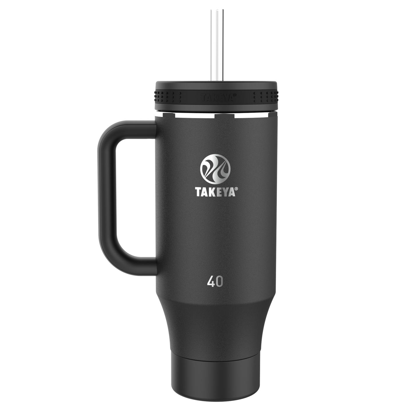 Takeya Straw Tumbler - Black; image 1 of 5