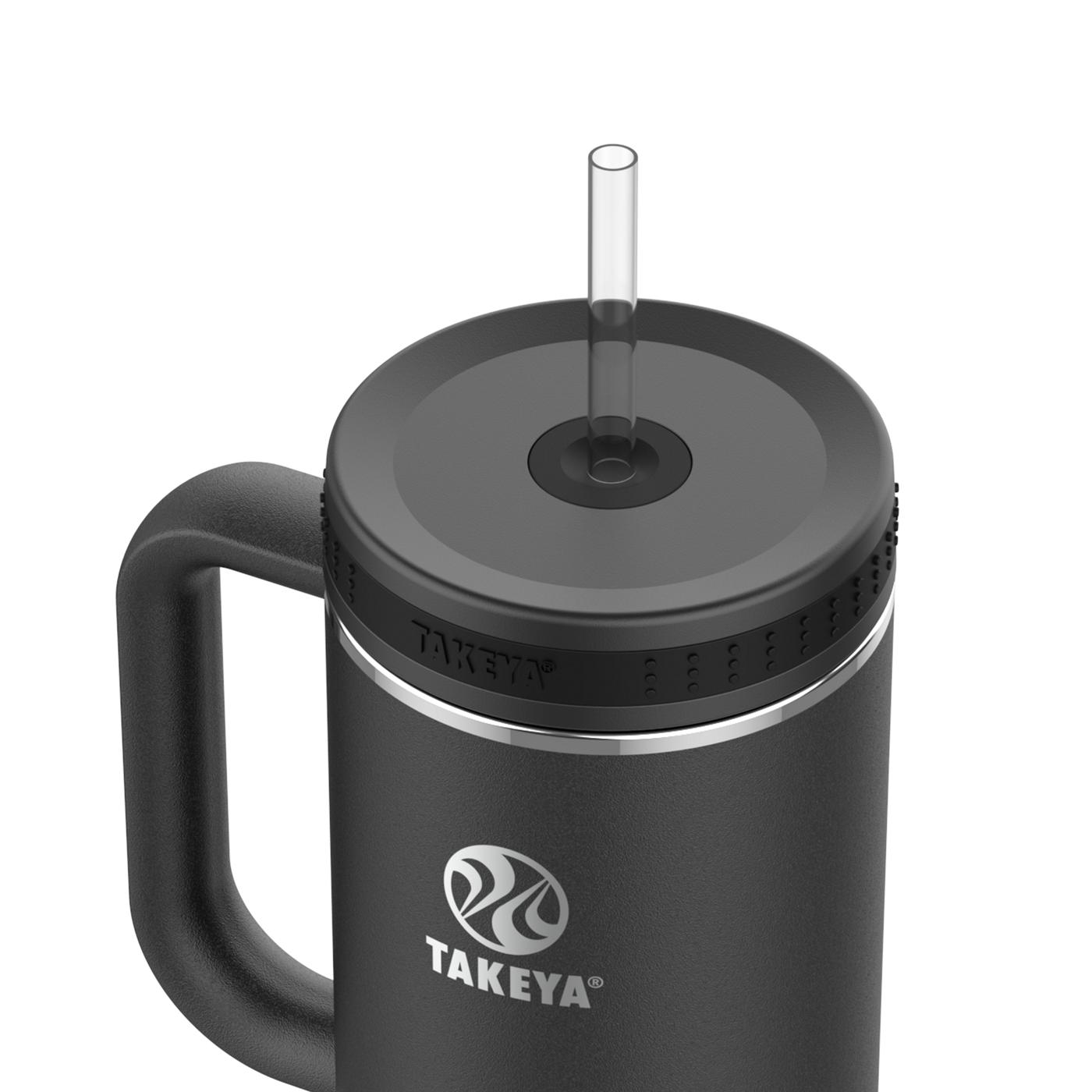 Takeya Straw Tumbler - Black; image 5 of 5