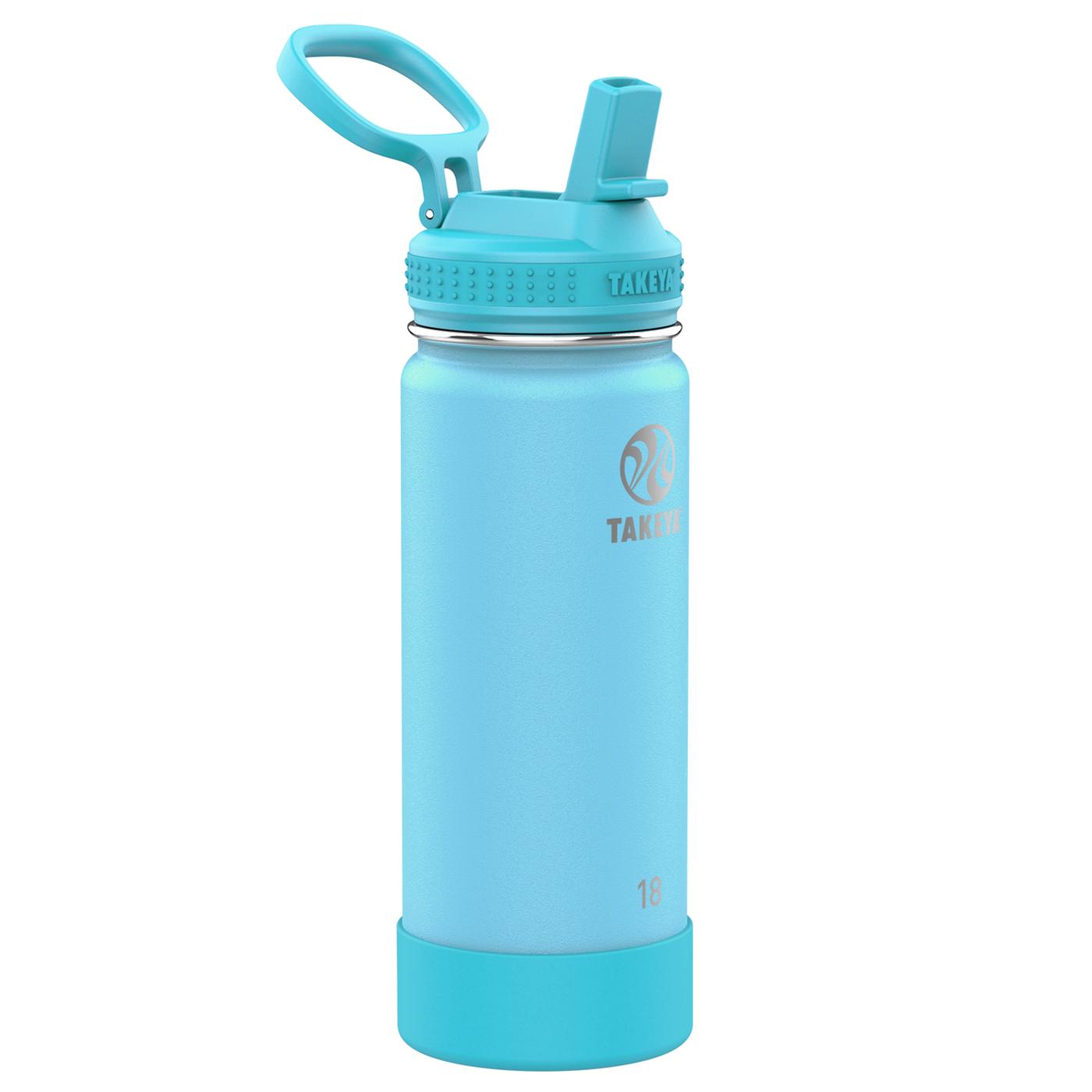 Takeya Kids Actives Glow-in-the-Dark Water Bottle - Blue; image 1 of 6