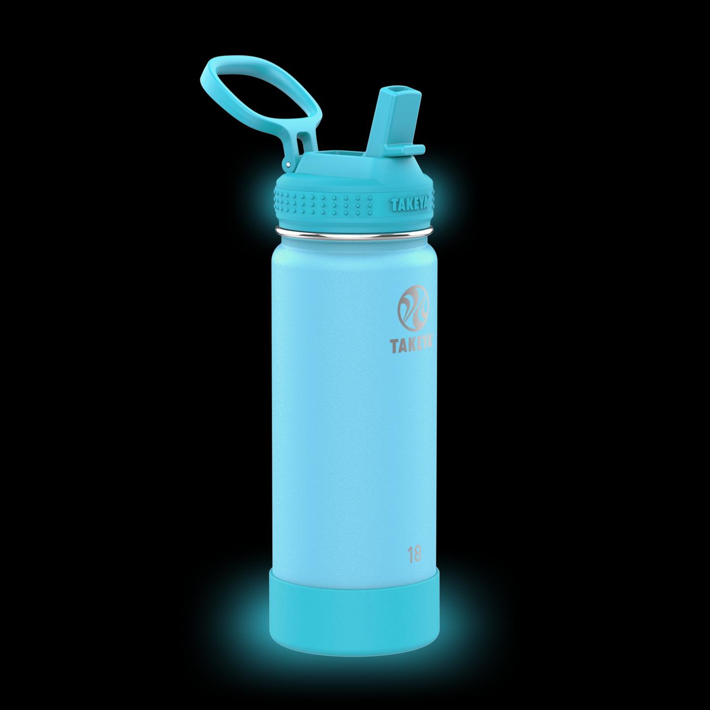 Takeya Kids Actives Glow-in-the-Dark Water Bottle - Blue; image 2 of 6