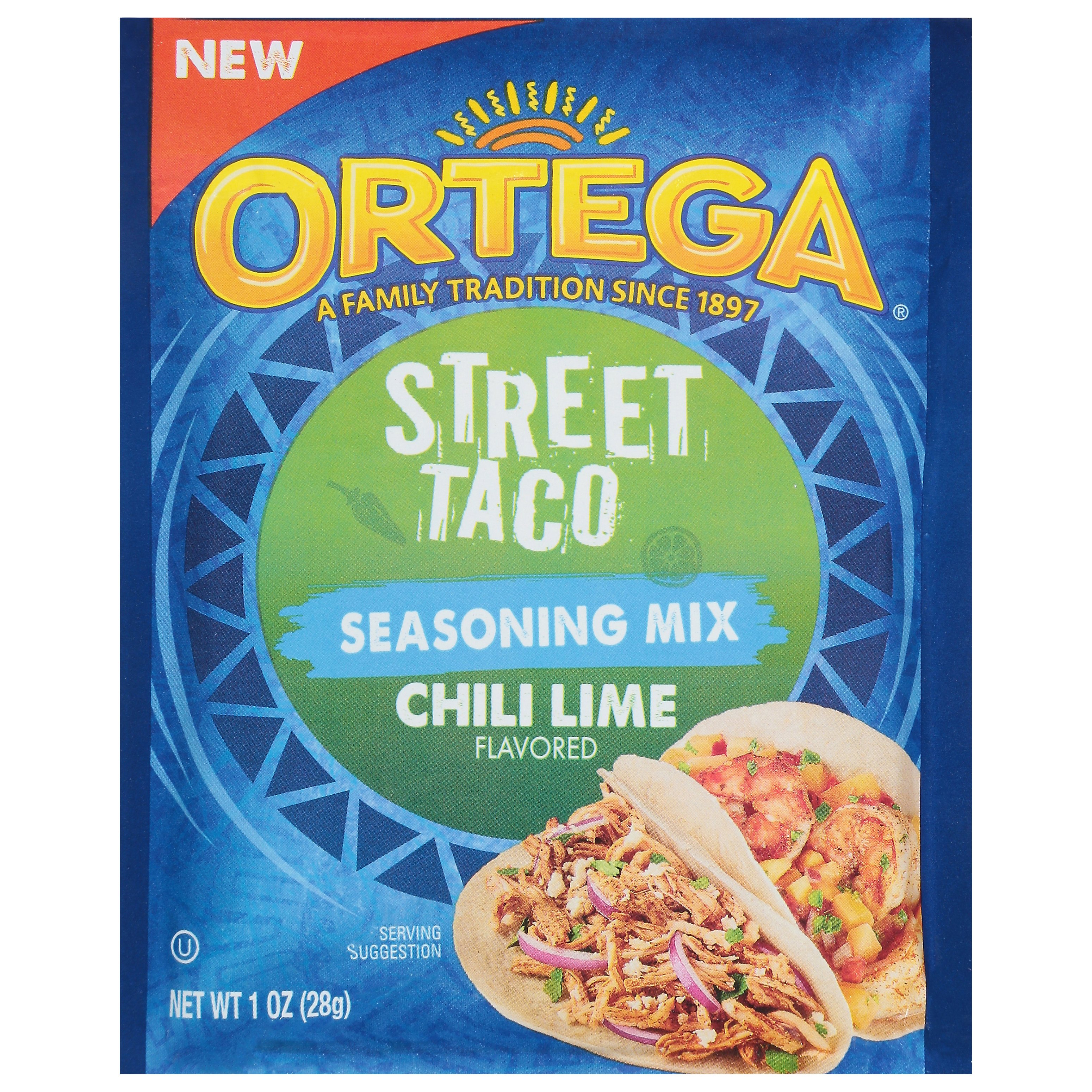 Ortega Street Taco Chile Lime Seasoning Mix - Shop Spice mixes at