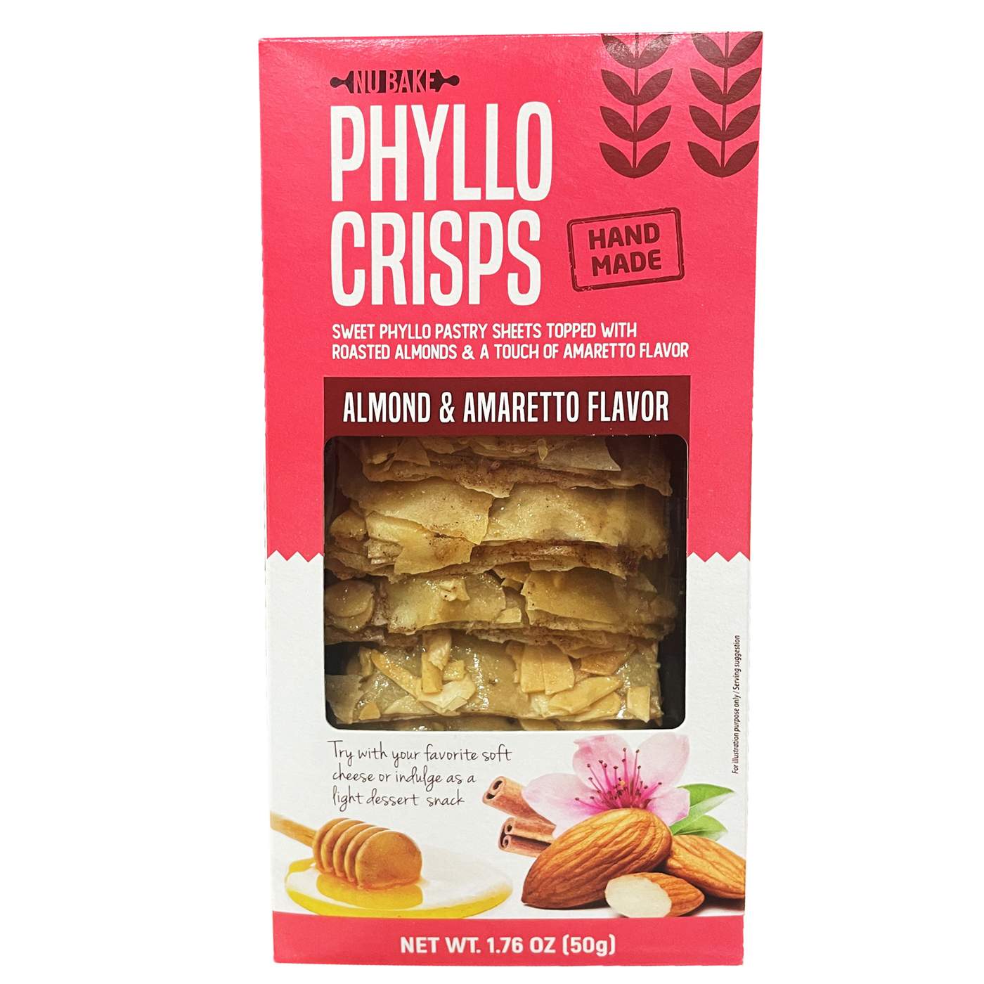 Nu Bake Phyllo Crisps - Almond & Amaretto; image 1 of 2