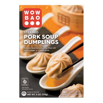 Wow Bao Steamed Pork Soup Dumplings, 6 ct