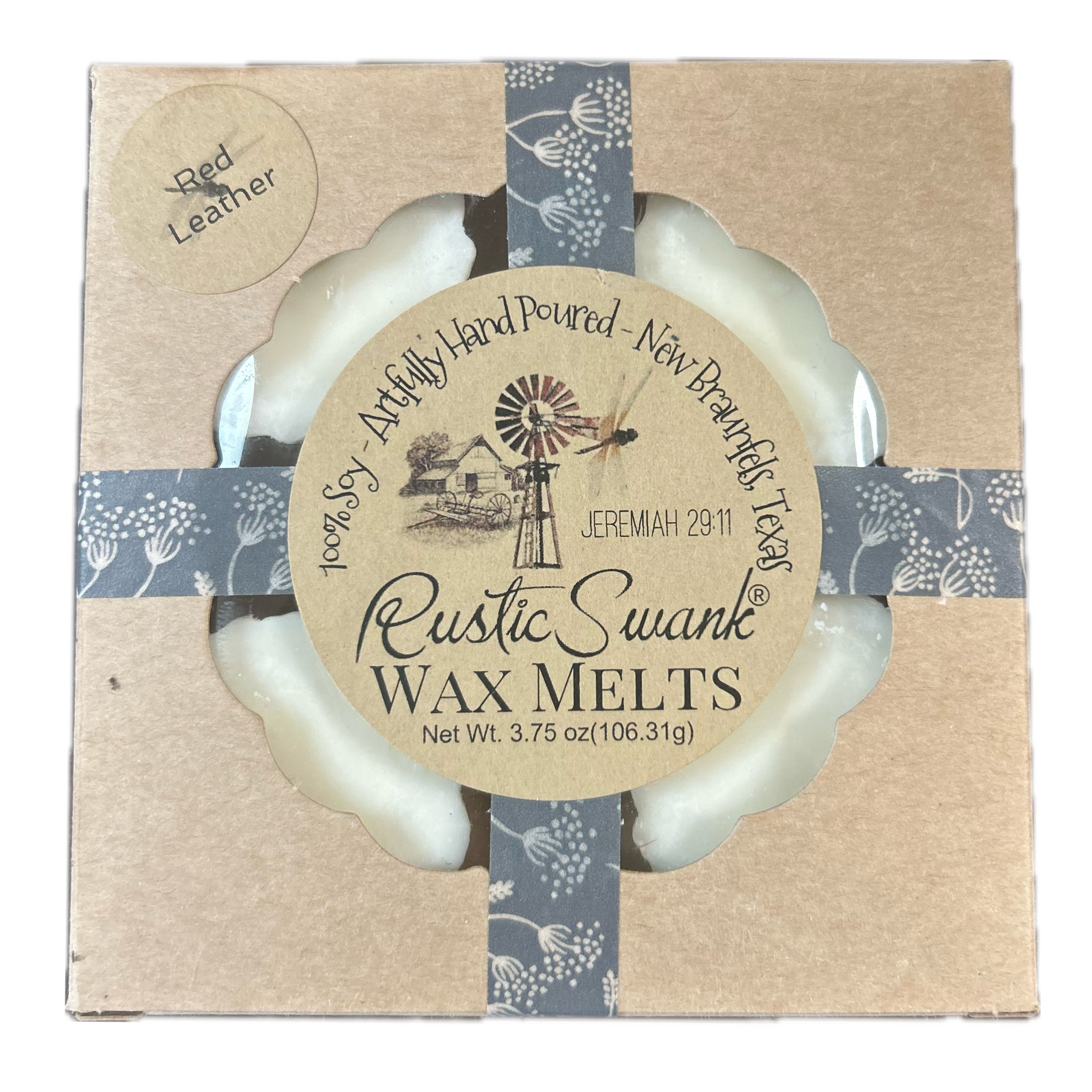 Texas Proud Rustic Swank Red Leather Scented Wax Melts, 5 ct - Shop ...