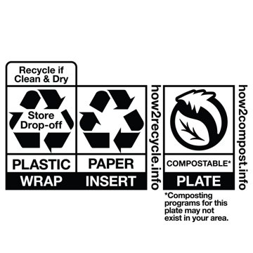 Field & Future by H-E-B Extra Strong Compostable Paper Plates, 10 in, 20 ct