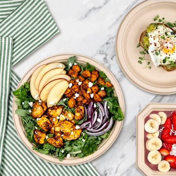 Field & Future by H-E-B Extra Strong Compostable Paper Plates, 10 in, 20 ct