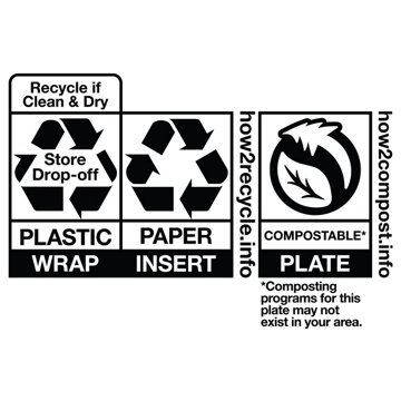 Field & Future by H-E-B Extra Strong Compostable Paper Plates, 9 in, 20 ct