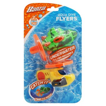 Banzai Aqua Dive Flyers, 2 pk
