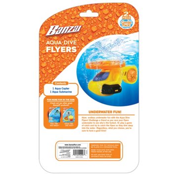 Banzai Aqua Dive Flyers, 2 pk