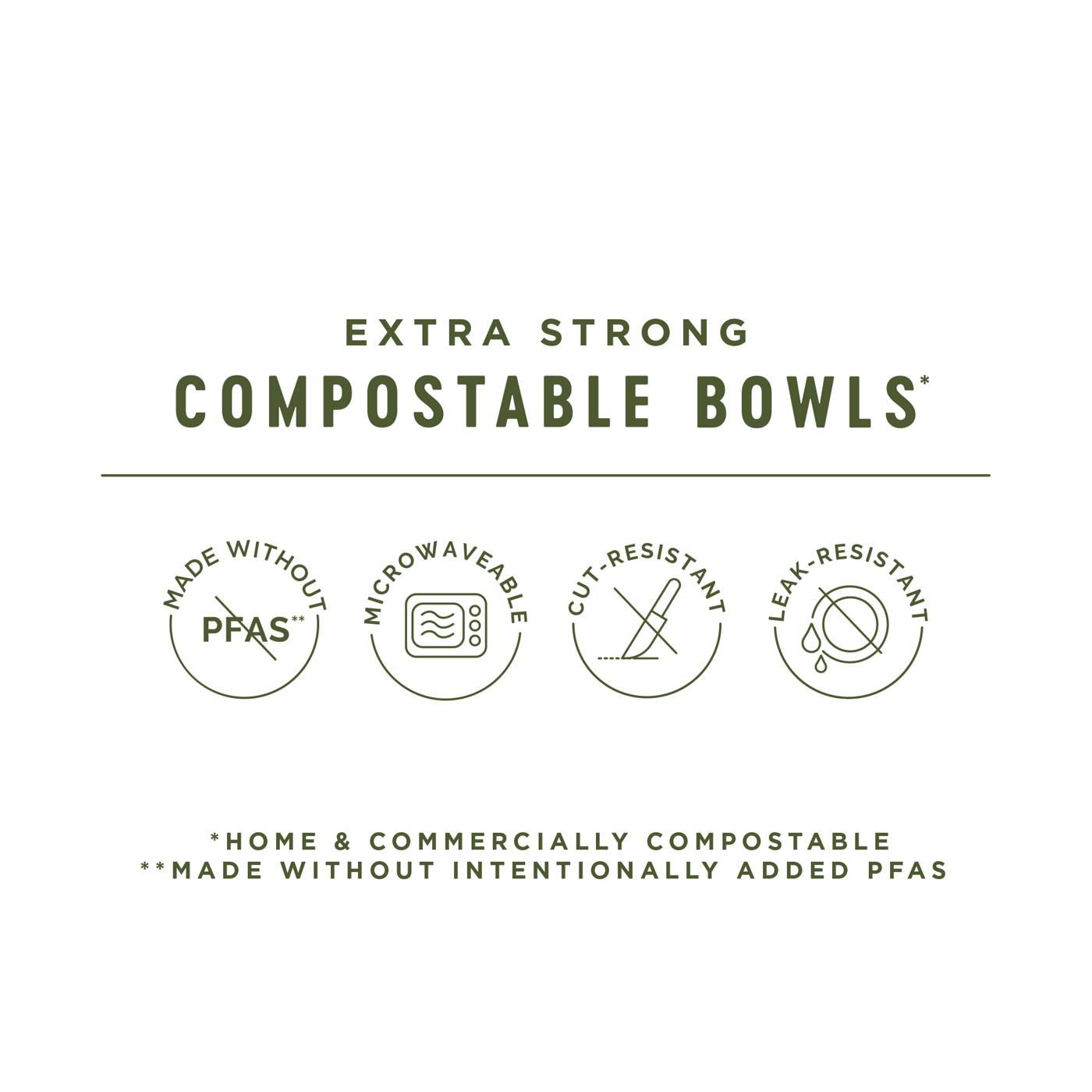 Field & Future by H-E-B Extra Strong Compostable Paper Bowls, 20 Ounce; image 4 of 7