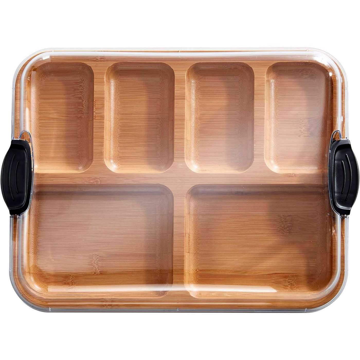 Farberware Build-a-Board Bamboo Serving Tray & Lid; image 1 of 6