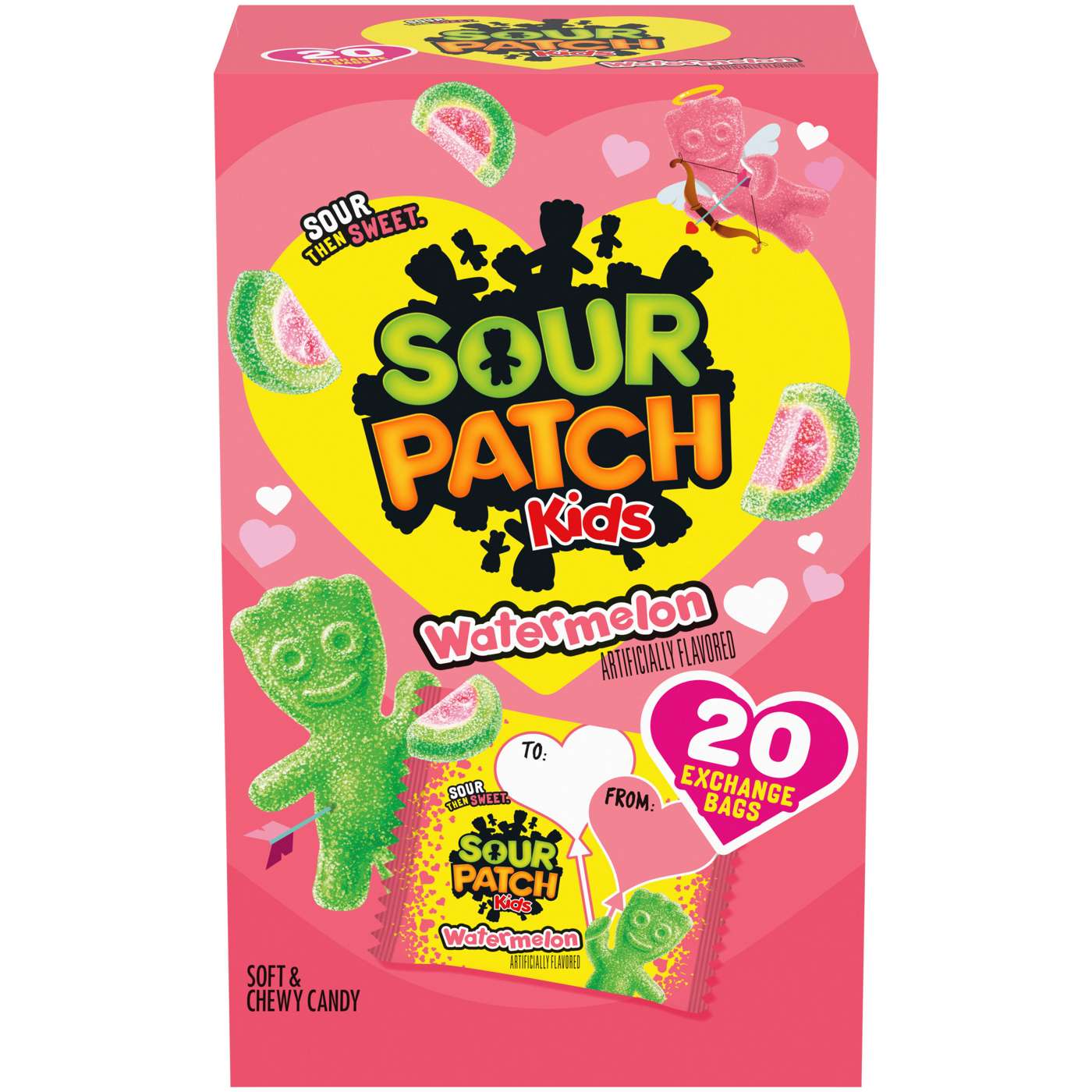 Sour Patch Kids Watermelon Valentine's Exchange Candy; image 1 of 5