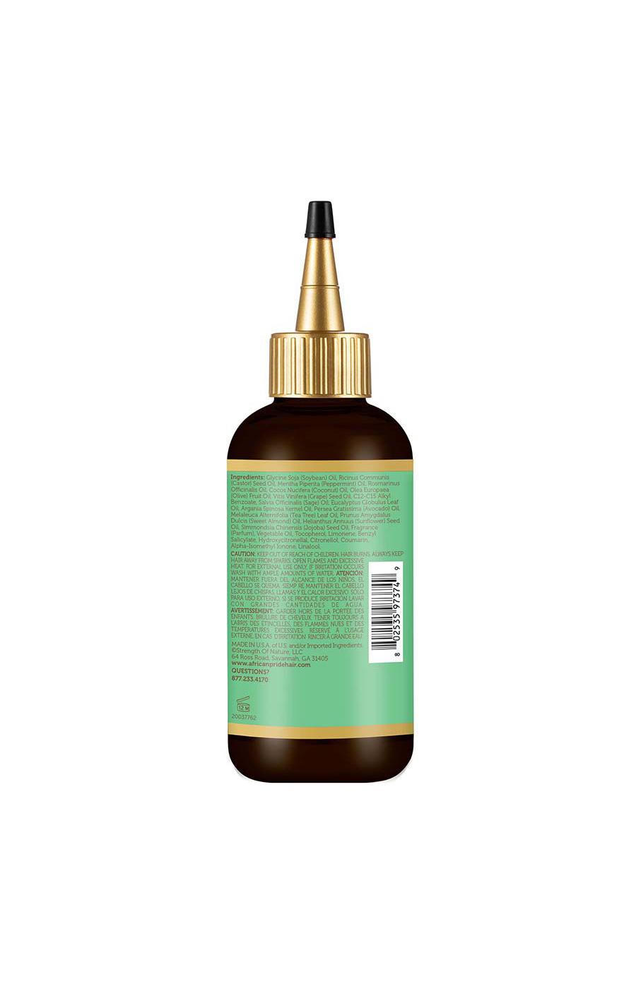 African Pride "Feel It" Formula Strengthening Oil - Peppermint, Rosemary & Sage; image 2 of 2