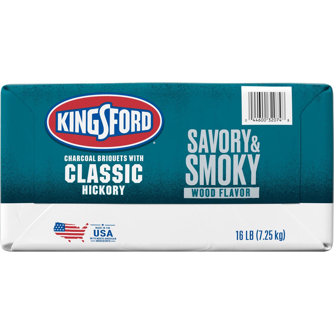 Kingsford Classic Hickory Charcoal Briquets; image 4 of 4