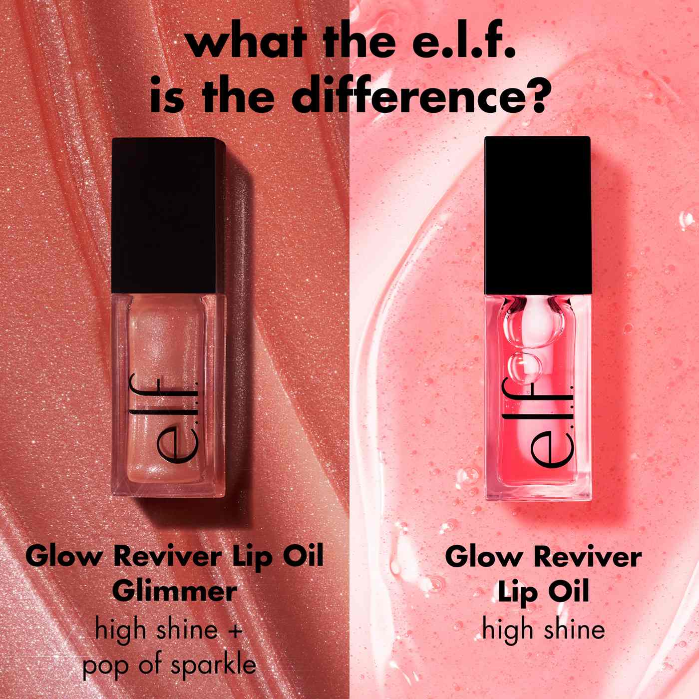 e.l.f. Glow Reviver Lip Oil Glimmer - Princess Cut; image 6 of 8