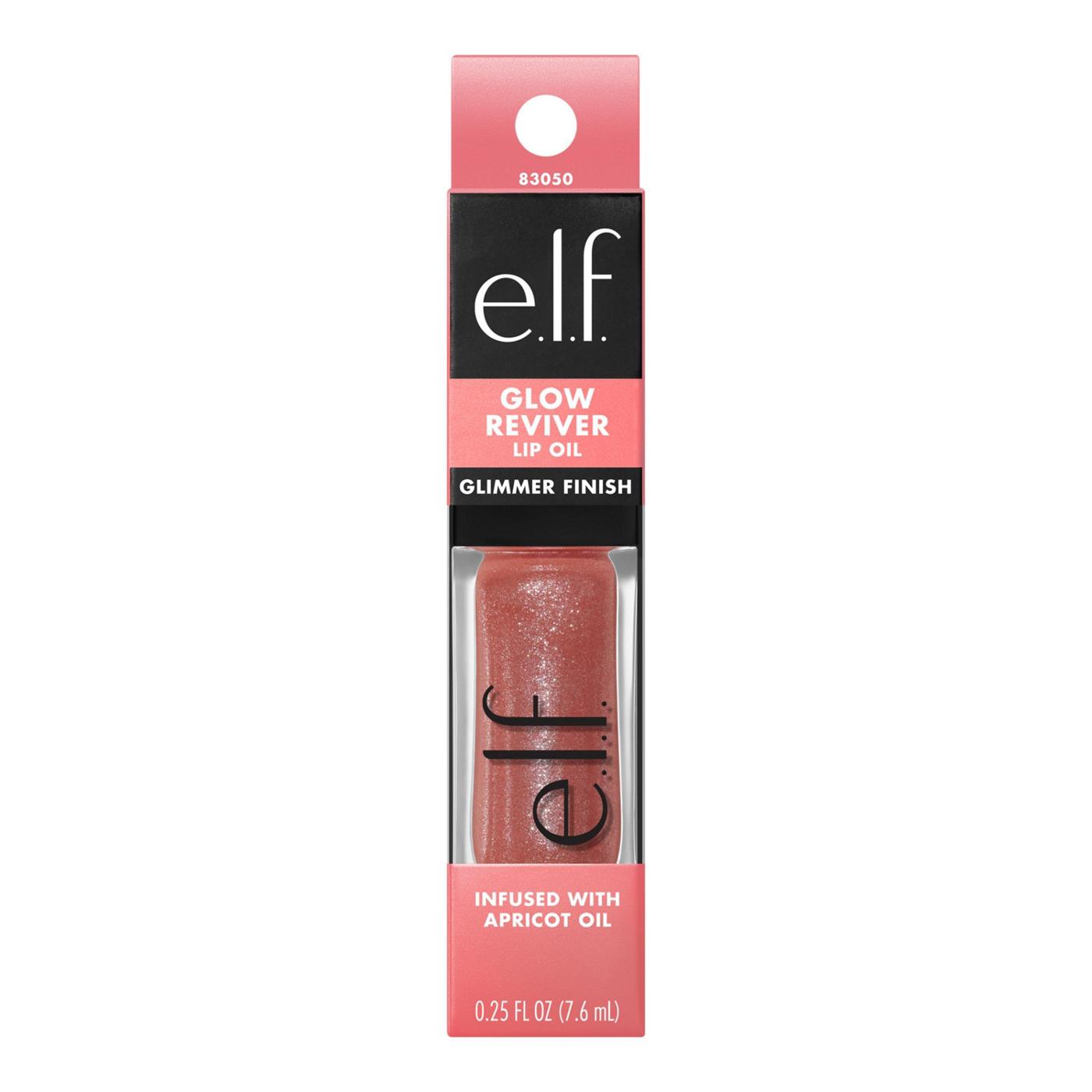 e.l.f. Glow Reviver Lip Oil Glimmer - Princess Cut; image 7 of 8