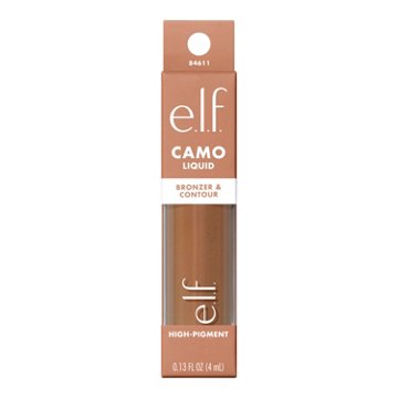 e.l.f. Camo Liquid Bronzer - Light, 0.13 oz