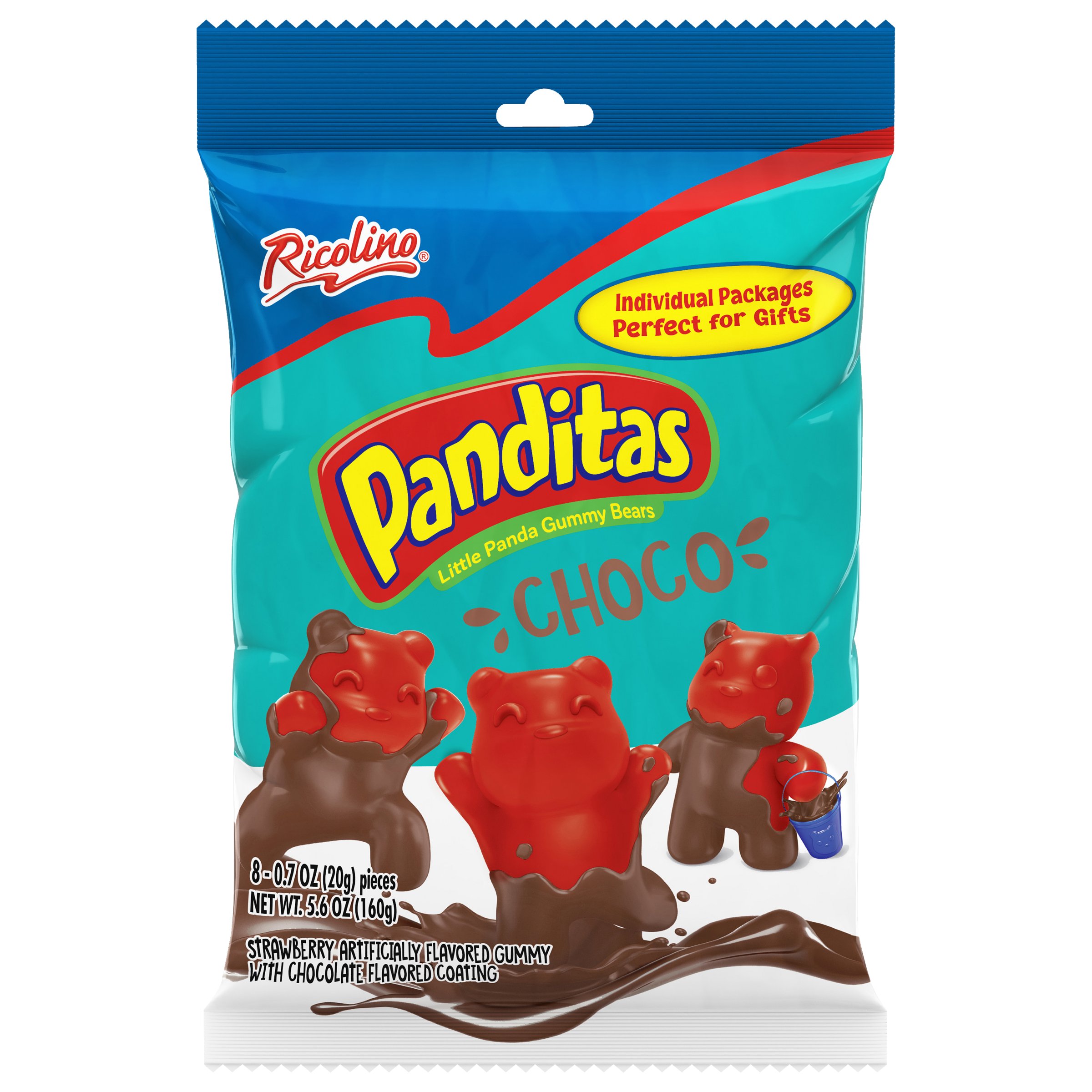 Ricolino Panditas Choco Little Panda Gummy Bears, 8 pk - Shop Candy at ...