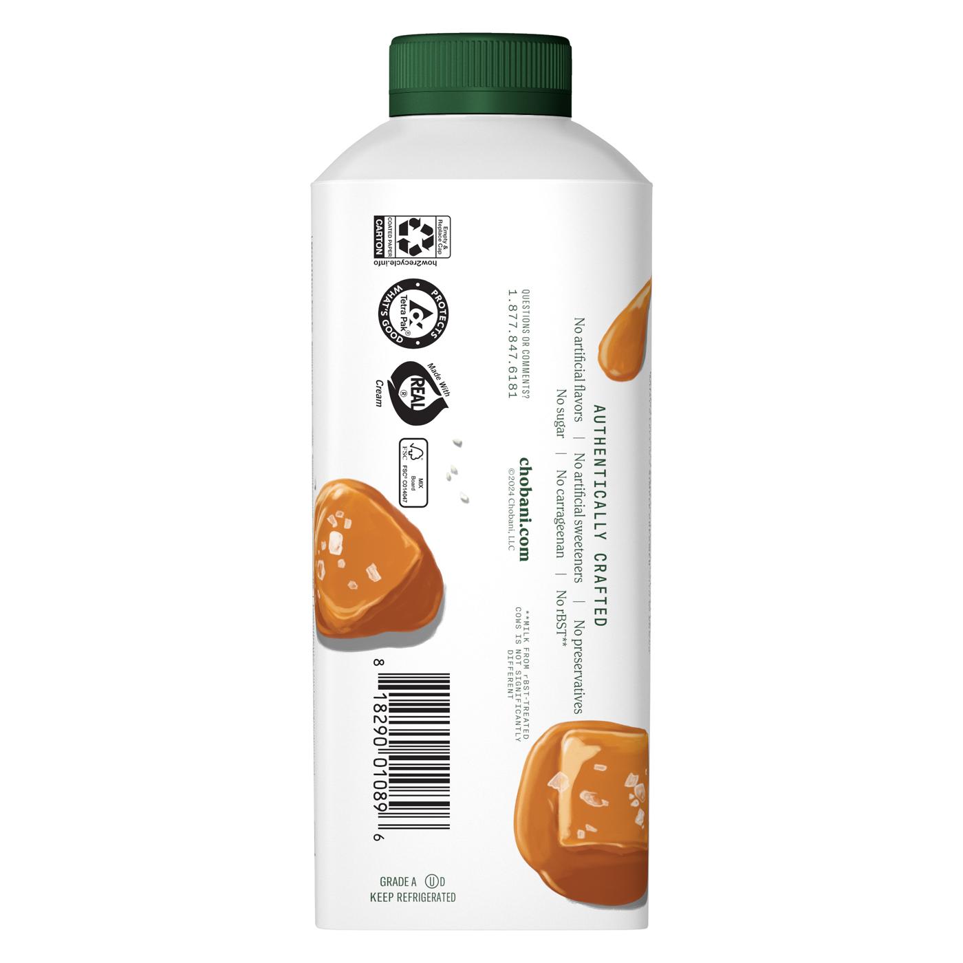 Chobani Zero Sugar Liquid Coffee Creamer - Salted Caramel ; image 3 of 4