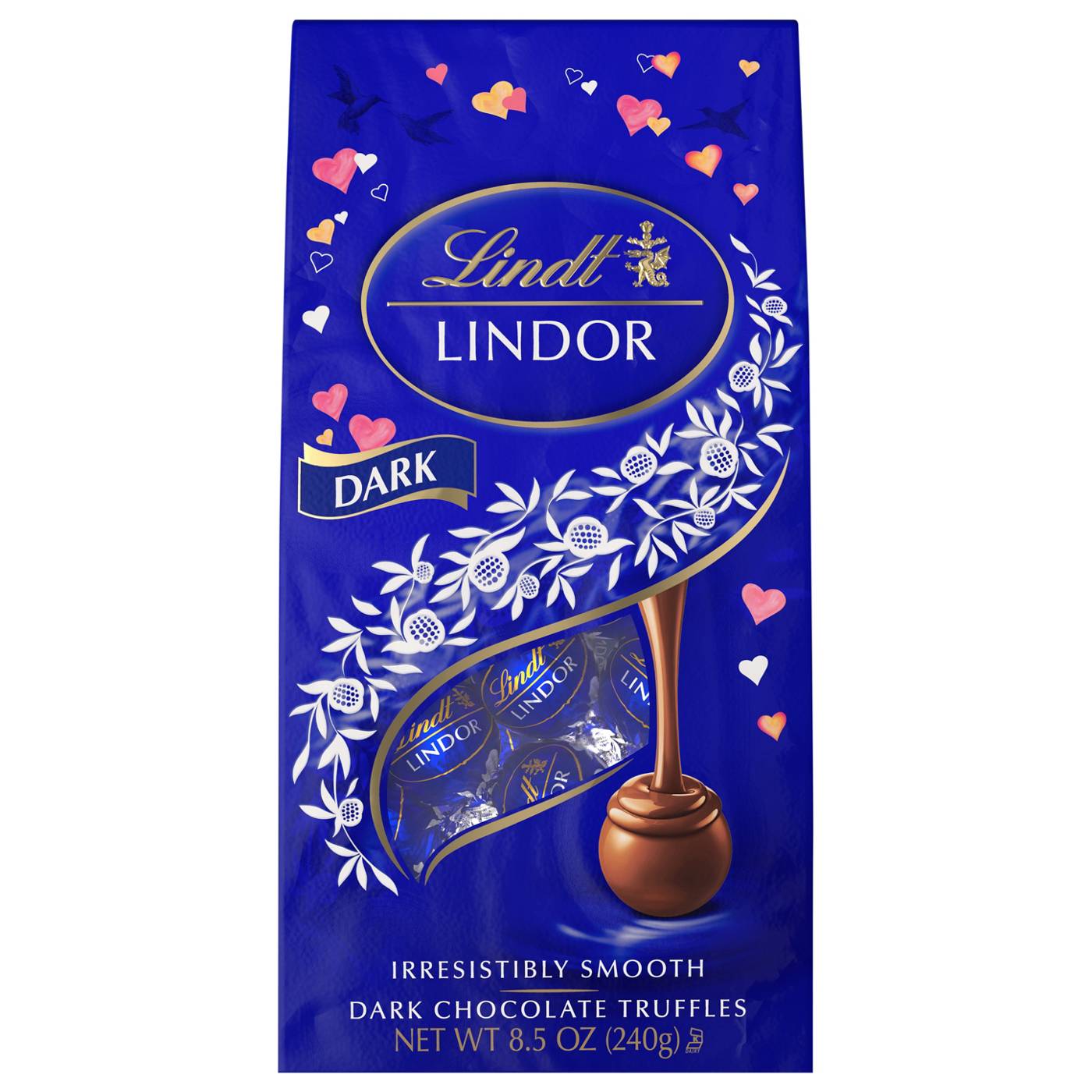 Lindt Lindor Dark Chocolate Truffles Valentine's Candy; image 1 of 4