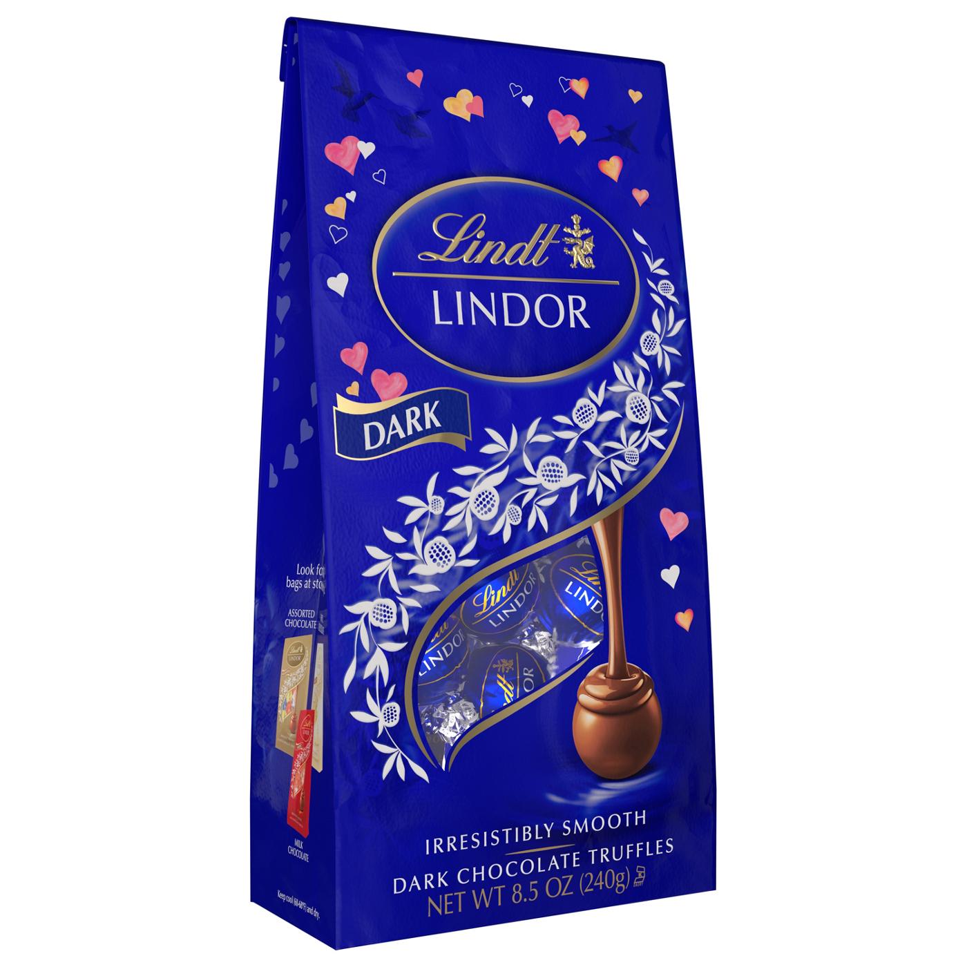 Lindt Lindor Dark Chocolate Truffles Valentine's Candy; image 4 of 4