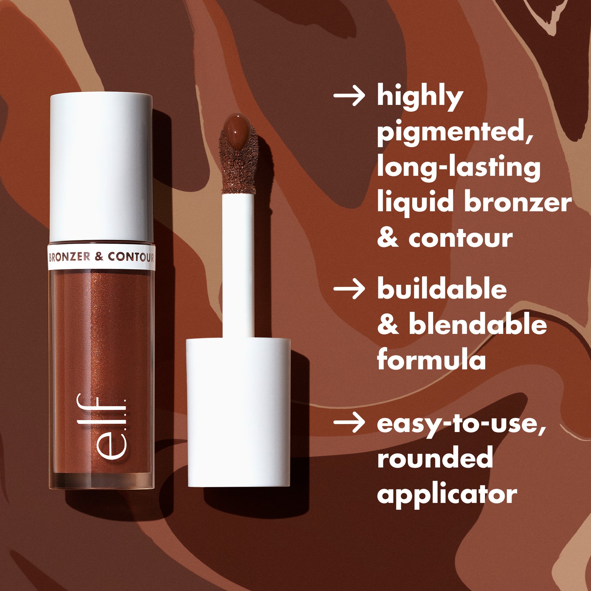 e.l.f. Camo Liquid Bronzer & Contour - Deep