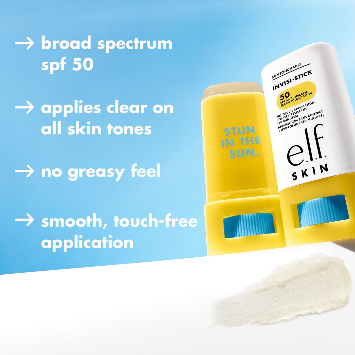 e.l.f. Suntouchable Invisi-Stick SPF 50; image 9 of 11