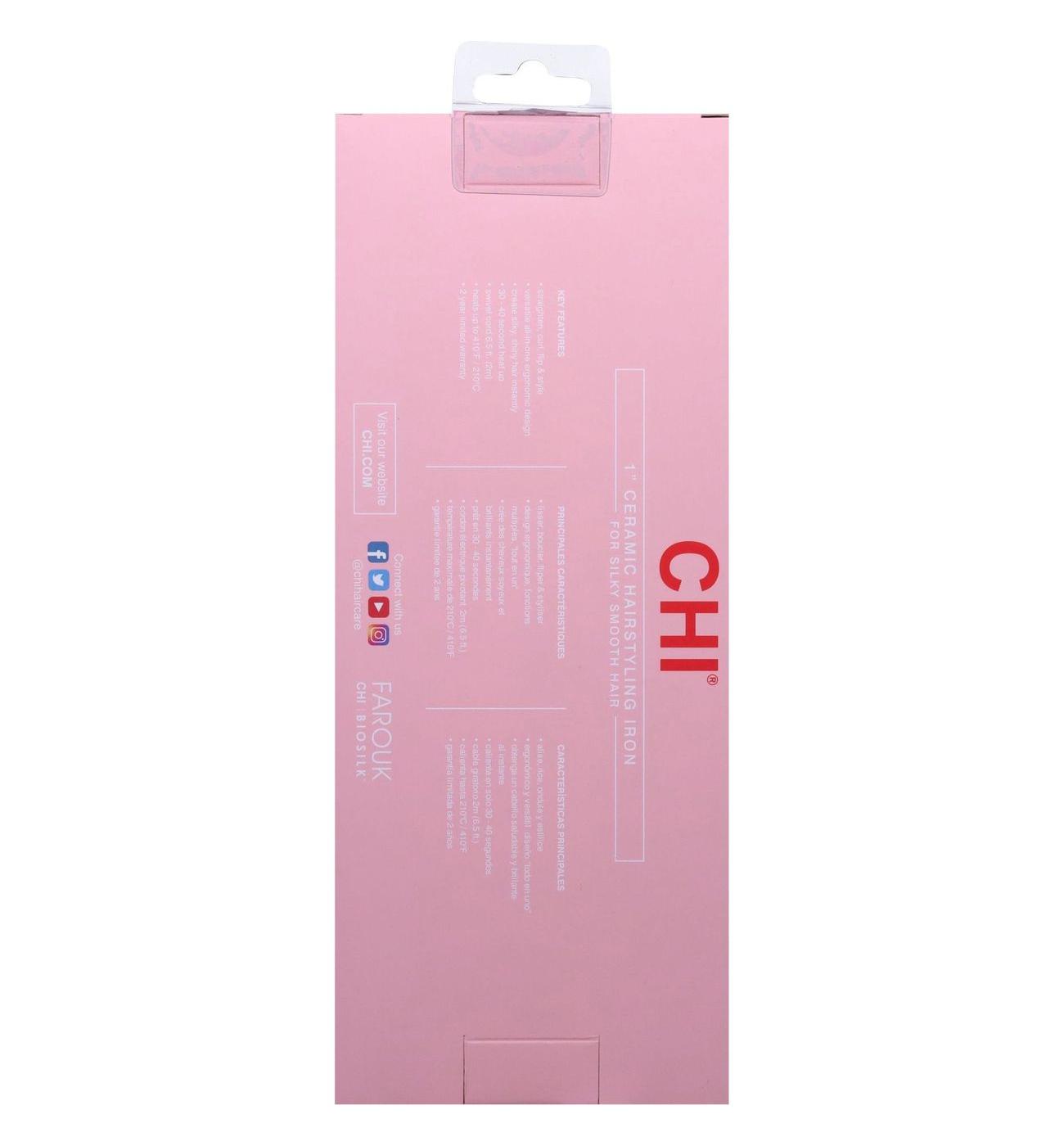Chi 1in Ceramic Hairstyling Flat Iron - Orange Sorbet - Shop 