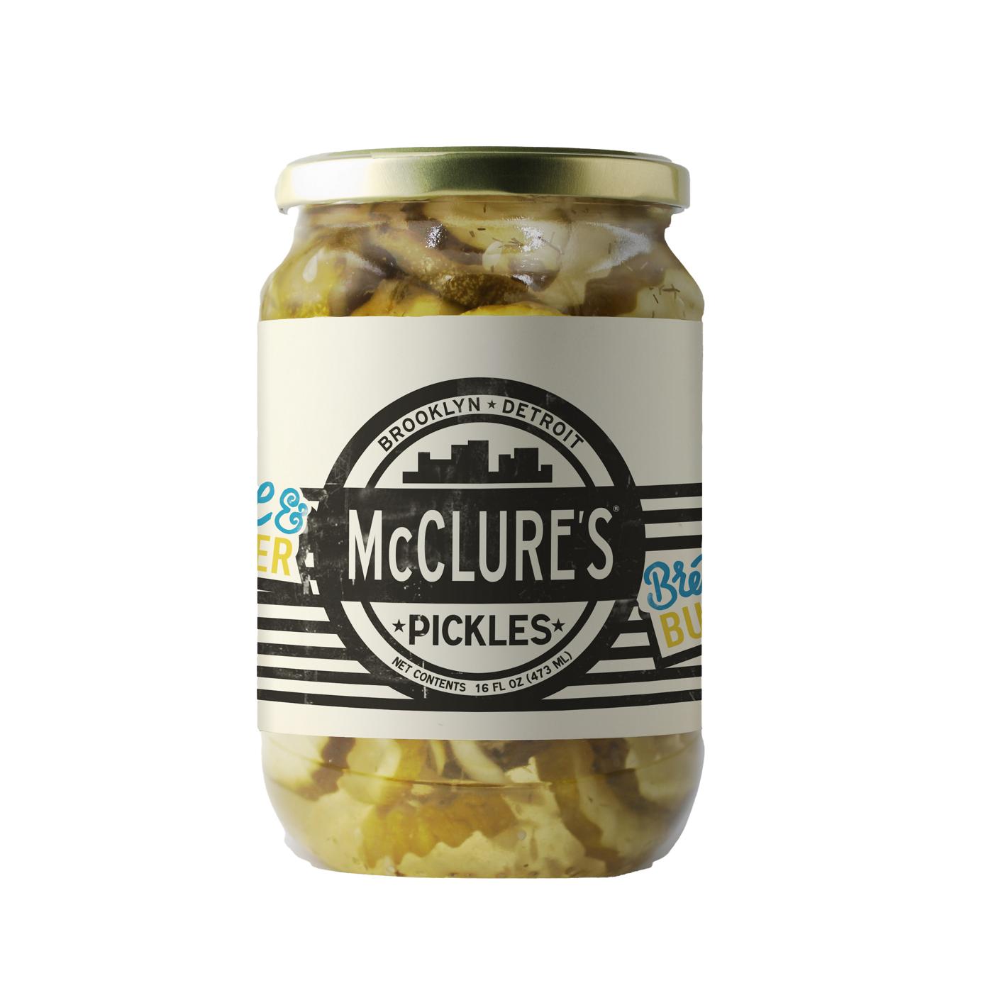 McClure's Pickle Slices - Bread & Butter; image 1 of 3