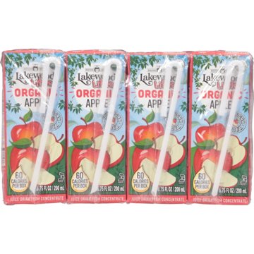 Lakewood Littles Organic Apple Juice 8 pk Boxes