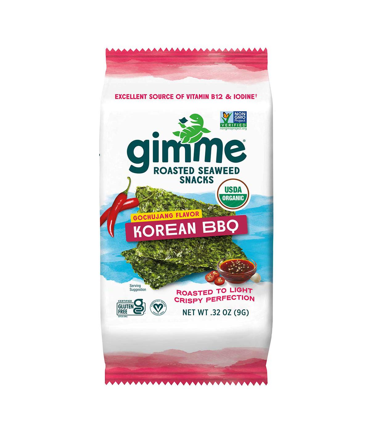 gimme Roasted Seaweed Snack - Korean BBQ; image 1 of 2