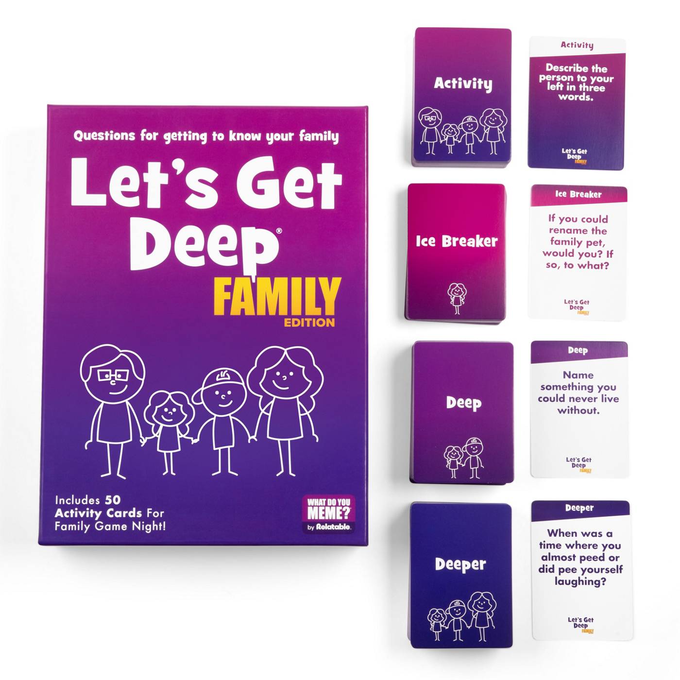 Let's Get Deep Family Edition Card Game - Shop Games at H-E-B