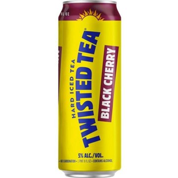 Twisted Tea Black Cheery Hard Iced Tea Can, 24 oz