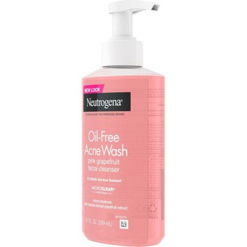 Neutrogena Oil Free Acne Facial Cleanser with Salicylic Acid - Pink Grapefruit